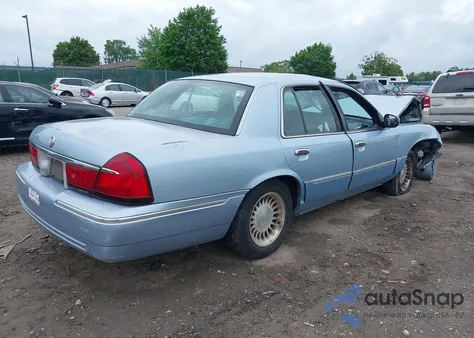 2001 Mercury Grand Marquis Ls из США, поврежденный, VIN 2MEFM75W21X645397